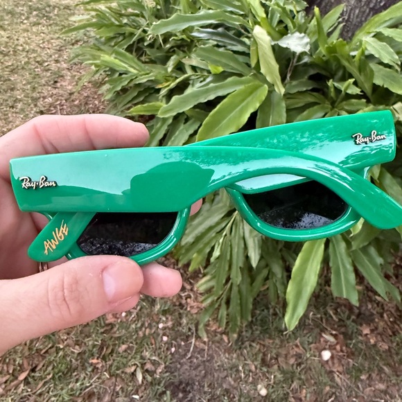 New authentic Ray-Ban ASAP rocky puffers polished Green Sunglasses - Picture 3 of 11